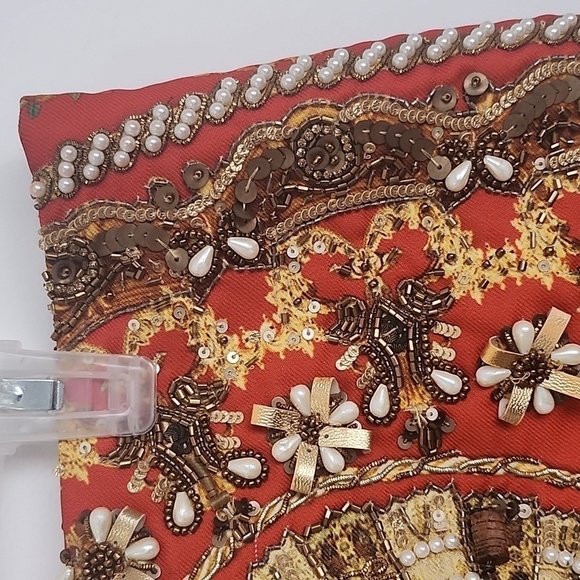 RARE! Camilla Cameos Dance Mini Skirt Beaded Embellished Size 1 Small b132 - Picture 13 of 16